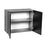 Wallkitchens Wood Black Matte Wall Cabinet Black Matte 2
