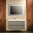 Edison Wood Gray Matte Bathroom Vanity Gray Matte 2
