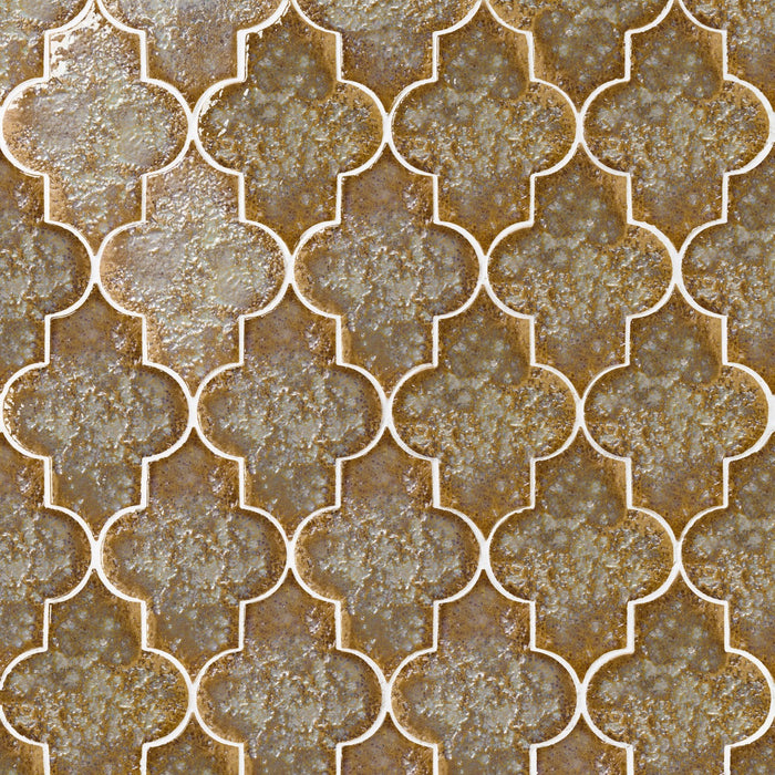 Lantern Porcelain Ochre OCH Tile Glossy 2