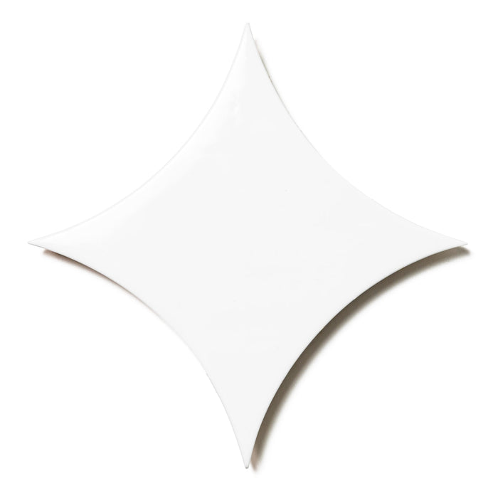 Legacy Porcelain White WHI Tile Glossy 6