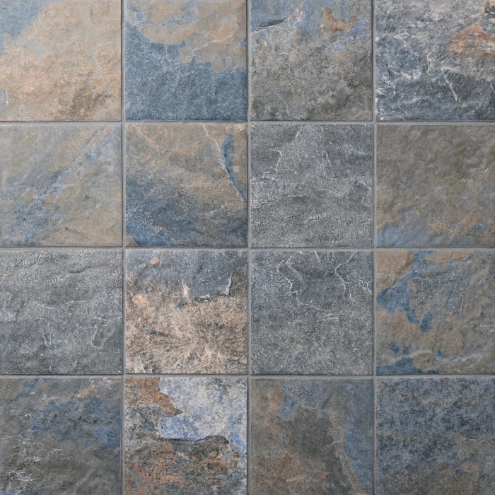 Sinai Porcelain Blue R11 BLU Tile Anti Slip 1