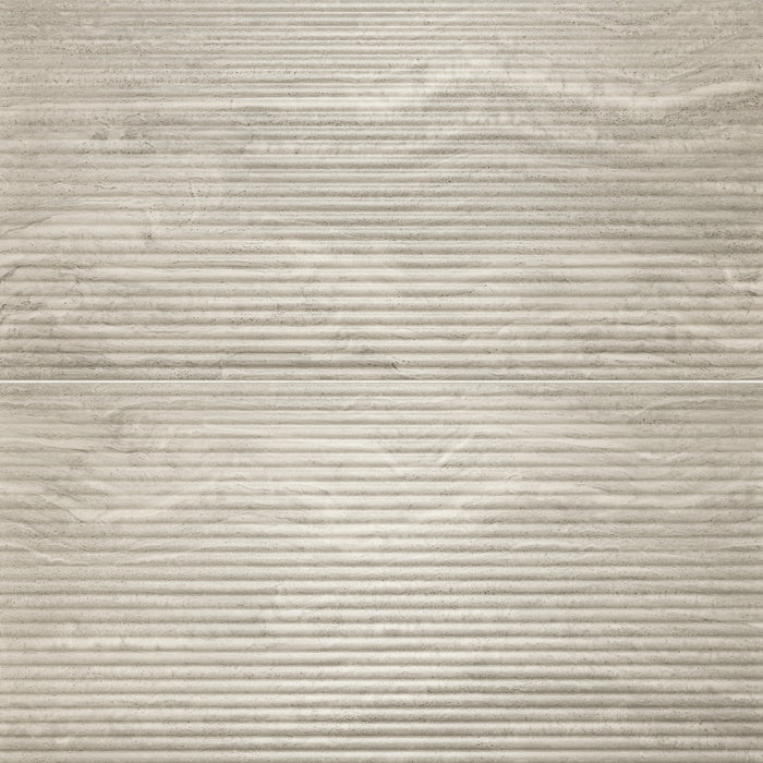 Tivoli Porcelain Flauted Terra Deco TER Tile Matte 1