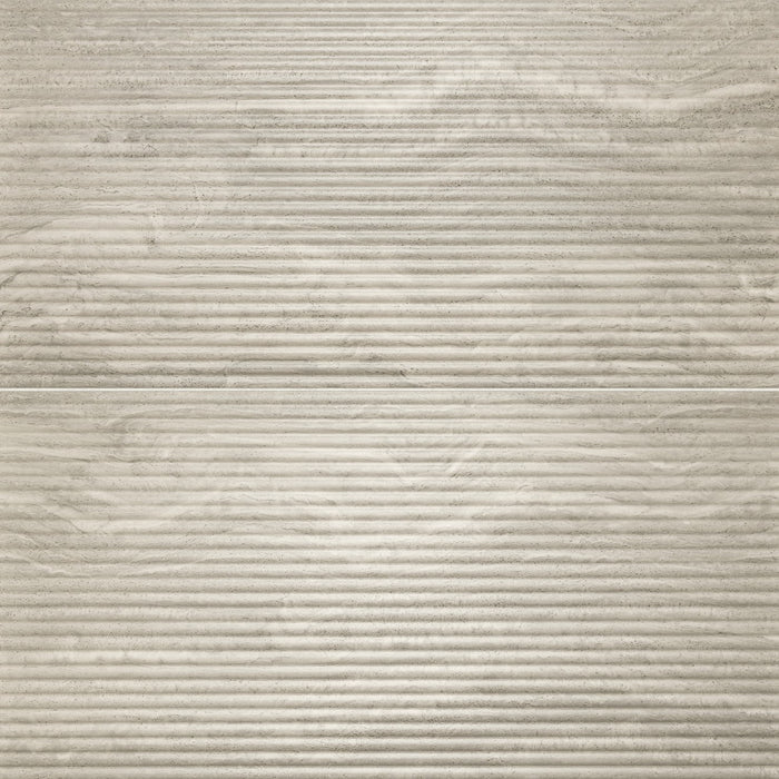 Tivoli Porcelain Flauted Terra Deco TER Tile Matte 2