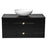 Dune Wood Black Matte Bathroom Vanity Black Matte 5