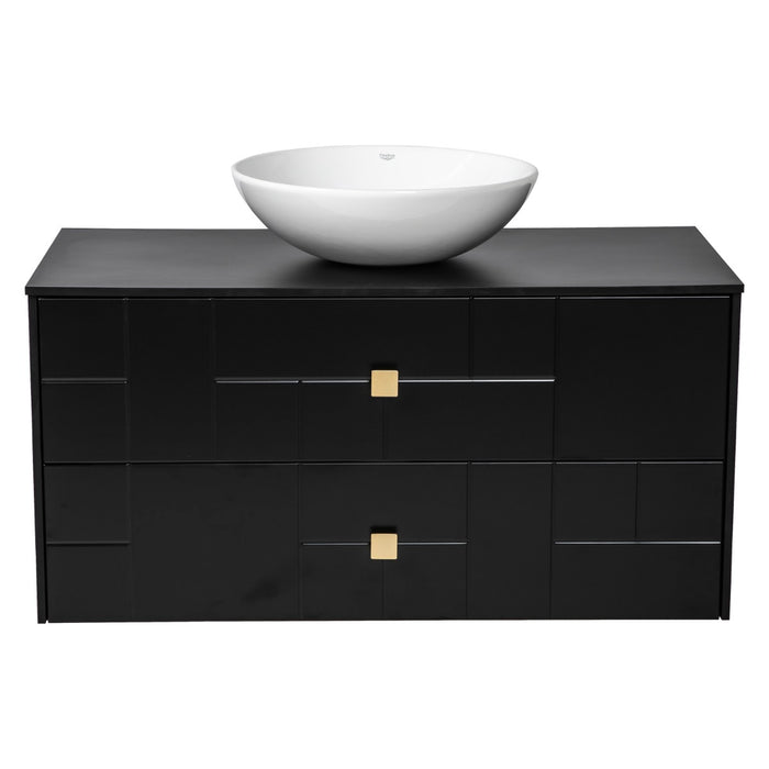 Dune Wood Black Matte Bathroom Vanity Black Matte 5