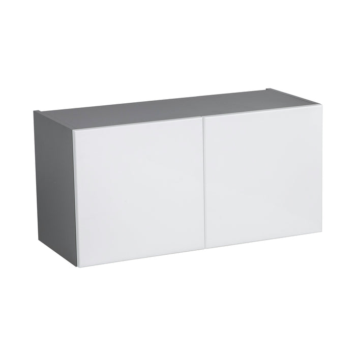 Wallkitchens Wood White Glossy Wall Cabinet White Glossy 1