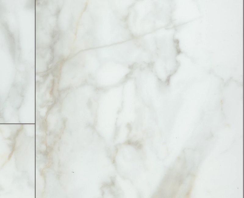 Paragon Tile Vinyl Calacatta 01100 Resilient Luxury Vinyl Plank ScufResist Platinum 1