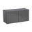 Wallkitchens Wood Grey Glossy Wall Cabinet Grey Glossy 1