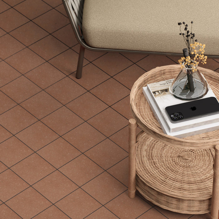 Lincoln Ceramic Quarry Mayflower Red Tile Matte 11