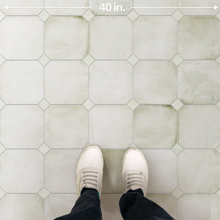 Laverton Porcelain Octagon Nieve Tile Matte 6