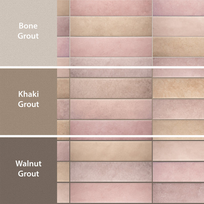 Heritage Porcelain Rose Tile Mixed 5
