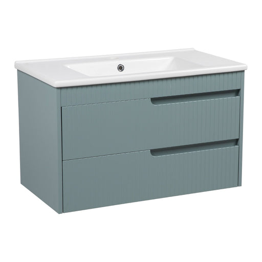 Judi Wood Light Green Bathroom Vanity Light Green 1