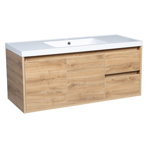 Niagara Wood Natural Teak Matte Bathroom Vanity Natural Teak Matte 1