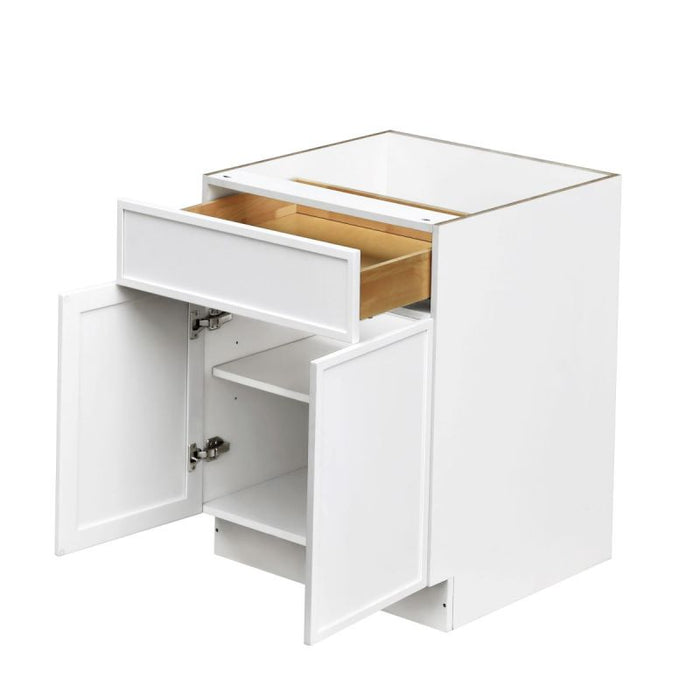 Shady White Wood Base Cabinet 2