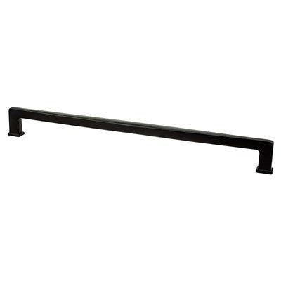 Subtle Surge Zinc Matte Black Appliance Pull  1