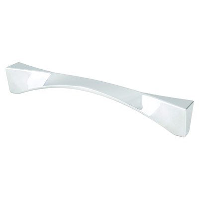Spiral Zamak Polished Chrome Cabinet Pull  1