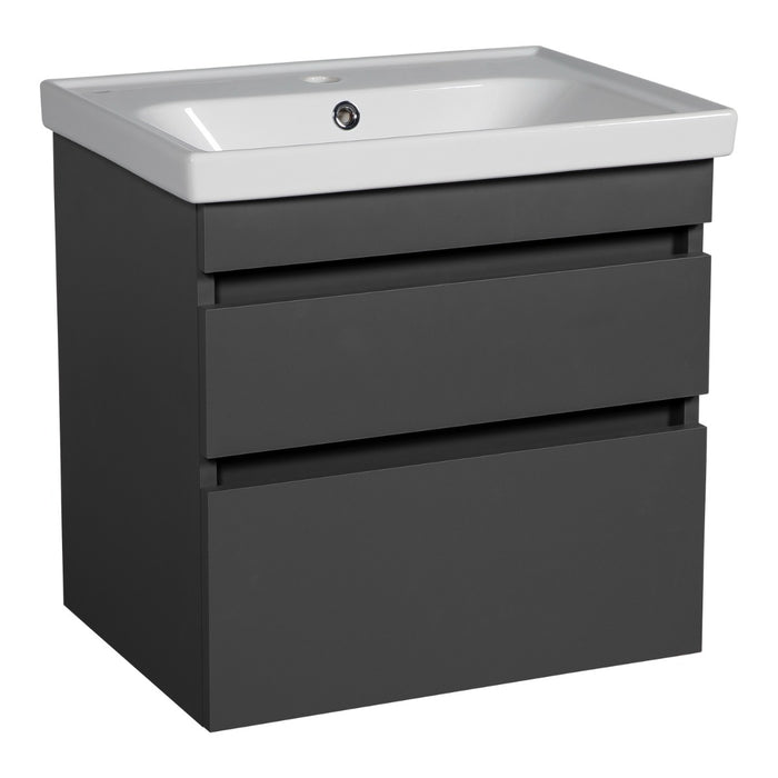 Niagara Wood Gray Matte Bathroom Vanity Gray Matte 1