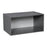 Wallkitchens Wood Grey  Wall Cabinet Grey 1