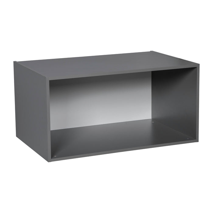 Wallkitchens Wood Grey  Wall Cabinet Grey 1