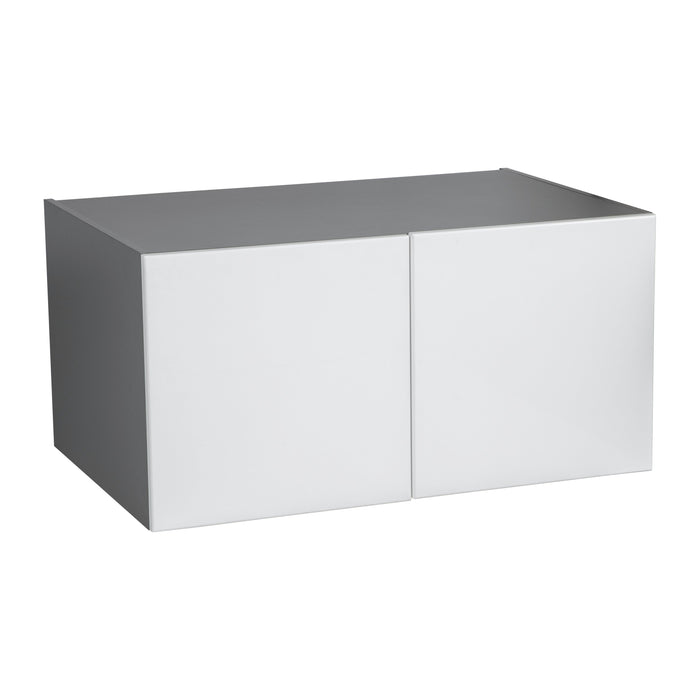 Wallkitchens Wood White Glossy Wall Cabinet White Glossy 1