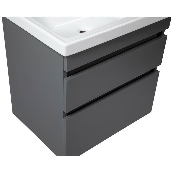 Niagara Wood Gray Matte Bathroom Vanity Gray Matte 5