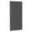 Wallkitchens Wood Grey Gloss Cabinet End Panel Grey Gloss 1