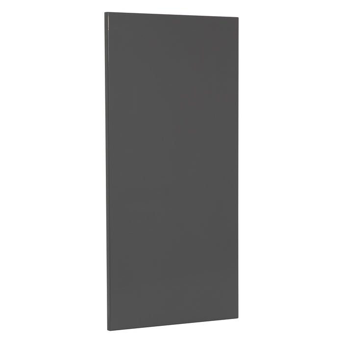 Wallkitchens Wood Grey Gloss Cabinet End Panel Grey Gloss 1