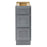 CVD Silver Wood Freestanding 3 Drawers Bathroom Cabinet - 12" x 32.5" 1