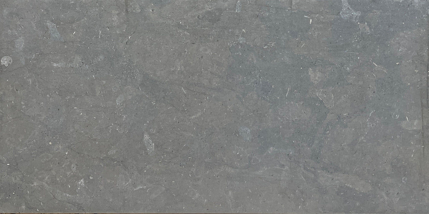 Full Tile Sample - Lagos Blue Limestone Tile - 12" x 12" x 3/8" Honed