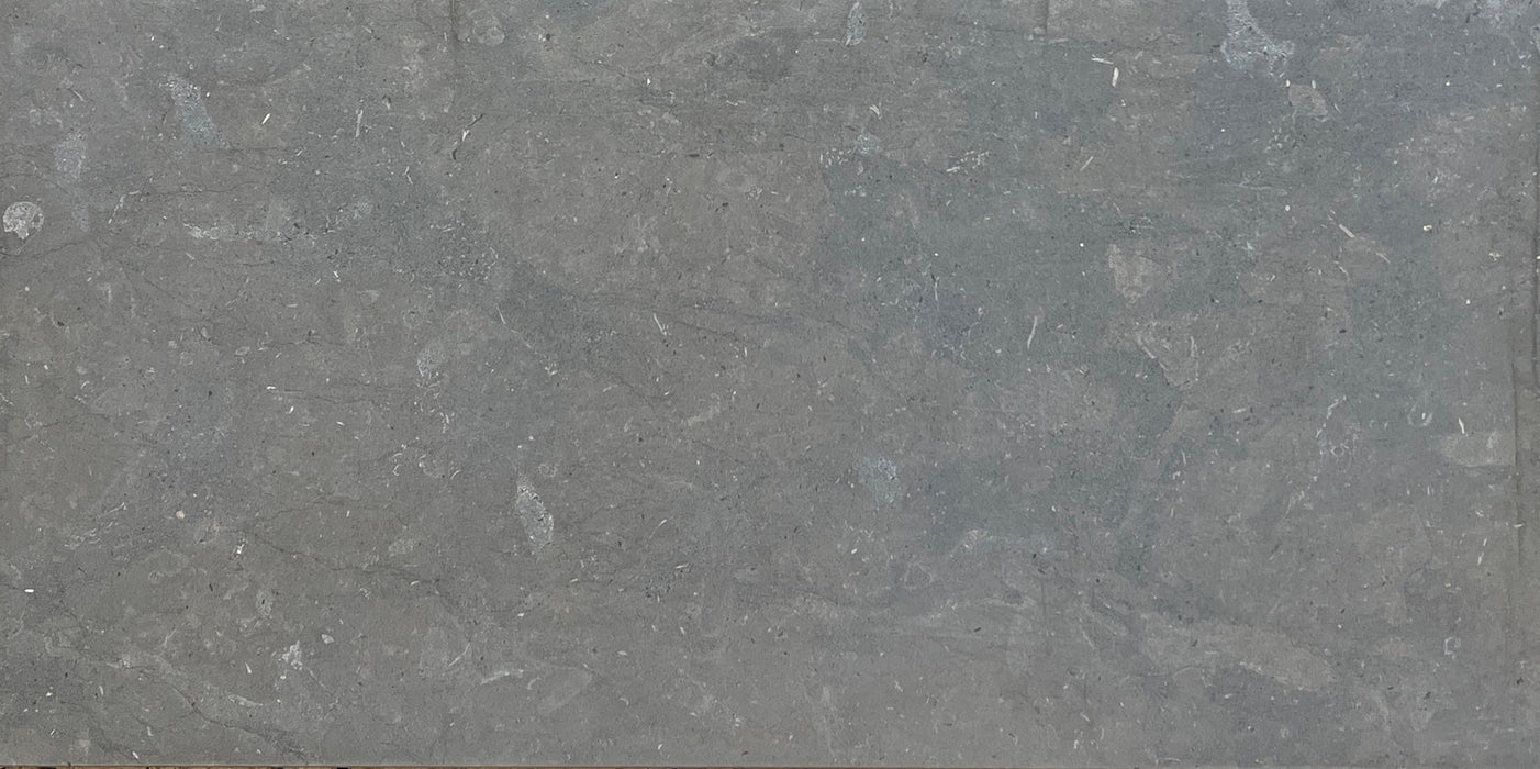 Full Tile Sample - Lagos Blue Limestone Tile - 12" x 24" x 3/8" Honed