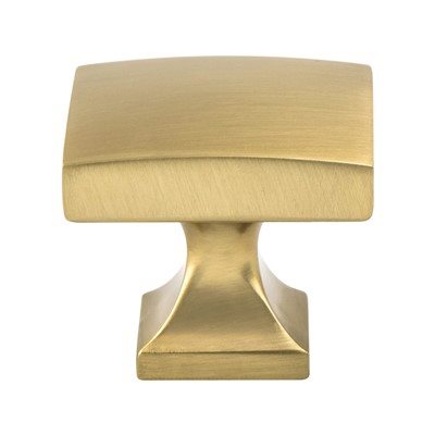 Epoch Edge Zinc Modern Brushed Gold Cabinet Knob  1