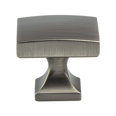 Epoch Edge Zinc Vintage Nickel Cabinet Knob  1