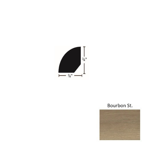 French Quarter Bourbon St. Luxury Vinyl Moulding / Trim - 94" Quarter Round