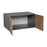 Wallkitchens Wood Natural Teak  Wall Cabinet Natural Teak 2