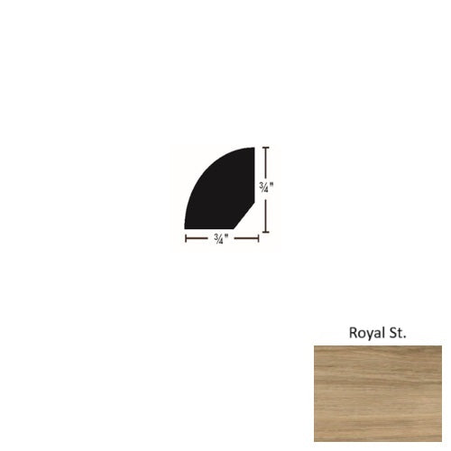 French Quarter Royal St. Luxury Vinyl Moulding / Trim - 94" Quarter Round