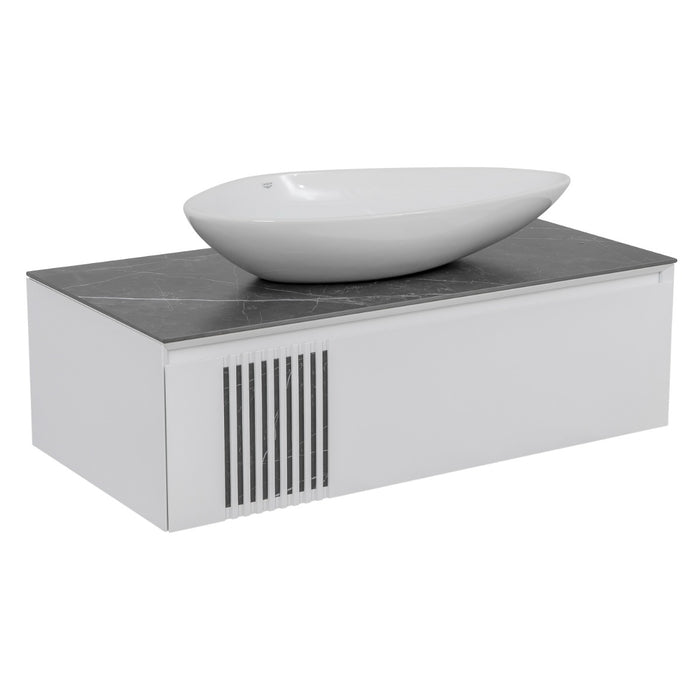 Manhattan Wood White Matte Bathroom Vanity White Matte 1