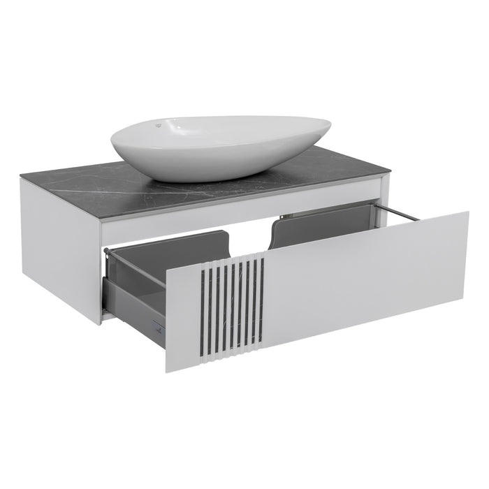 Manhattan Wood White Matte Bathroom Vanity White Matte 3