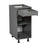 Wallkitchens Wood Grey Base Cabinet Grey 2