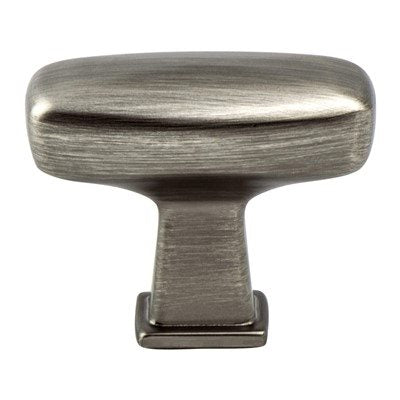Subtle Surge Zinc Vintage Nickel Cabinet Knob  1