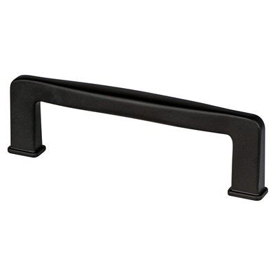 Subtle Surge Zinc Matte Black Cabinet Pull  1
