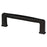 Subtle Surge Zinc Matte Black Cabinet Pull  1