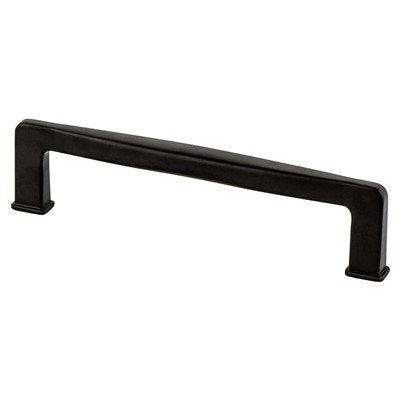 Subtle Surge Zinc Matte Black Cabinet Pull  2