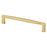 Subtle Surge Zinc Modern Brushed Gold Cabinet Pull  3
