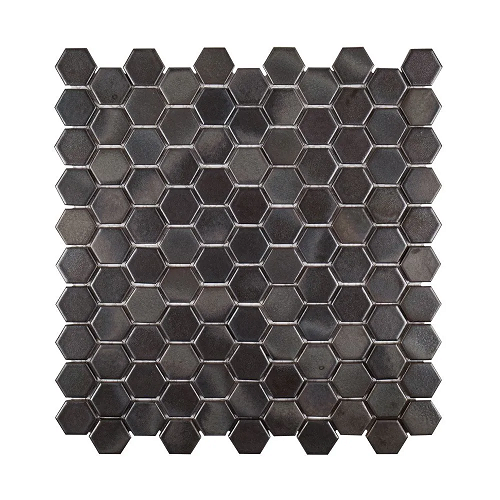 Ashland & Halsted Welded Porcelain Mosaic - 1" Hexagon