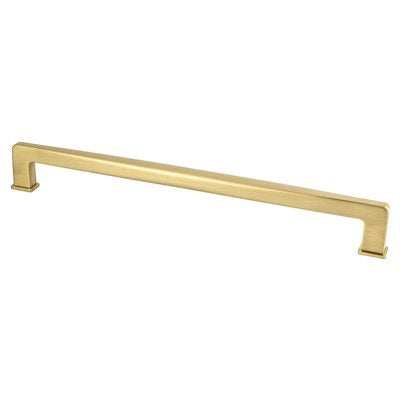 Subtle Surge Zinc Modern Brushed Gold Appliance Pull  2