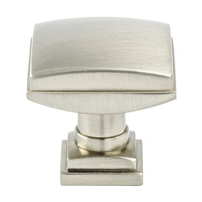 Tailored Traditional Zinc Brushed Nickel Cabinet Knob  1