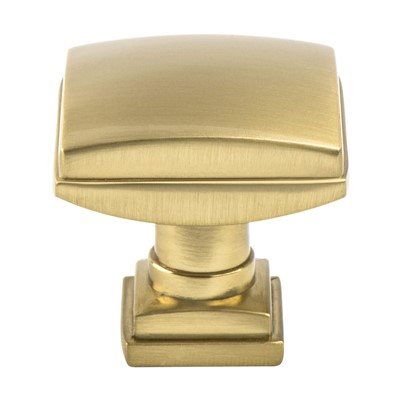 Tailored Traditional Zinc Modern Brushed Gold Cabinet Knob  1