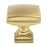 Tailored Traditional Zinc Modern Brushed Gold Cabinet Knob  1