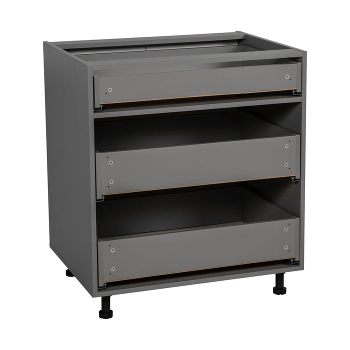 Wallkitchens Wood Grey Base Cabinet Grey 1