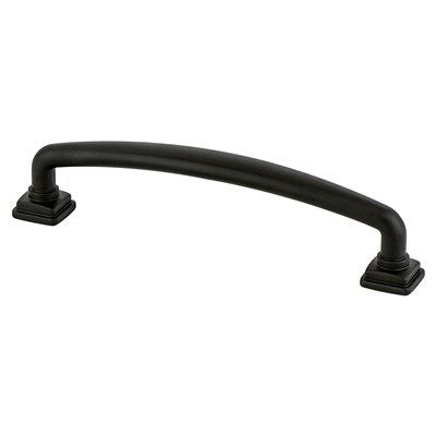 Tailored Traditional Zinc Matte Black Cabinet Pull  2